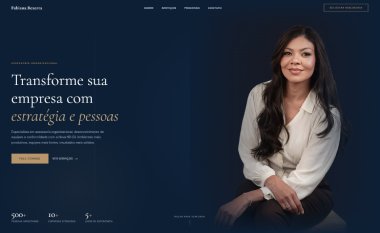 Screenshot do site Fabiana Bezerra